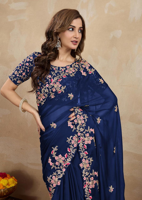 Vasthrlay Rangoli Heavy Embroidred Ethnic Wear