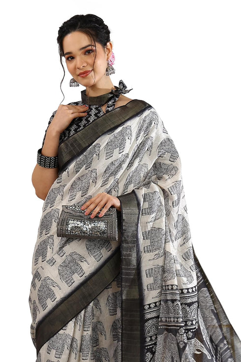 Vasthrlay Fashion Handloom Printed Ethnic Wear