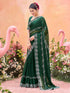 Vasthrlay Shimmer Chiffon Purple Saree