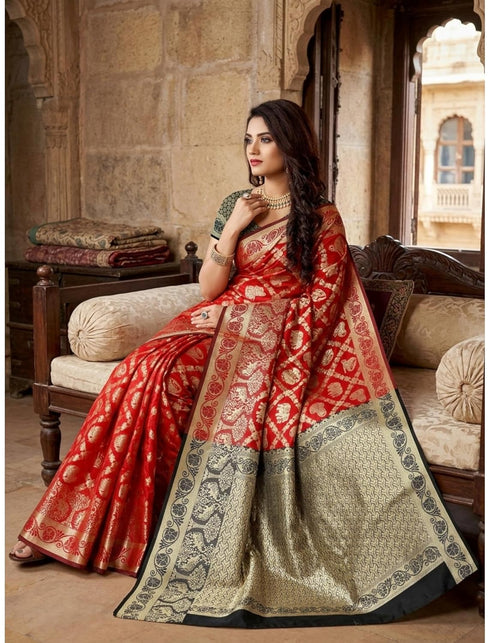 Vasthrlay Banarasi Unstiched Ethnic Wear