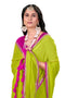 Vasthrlay Georgette Pumpum Green Ethnic Wear