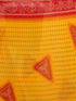 Vasthrlay Chiffon Bandhani Unstitched Yellow Saree
