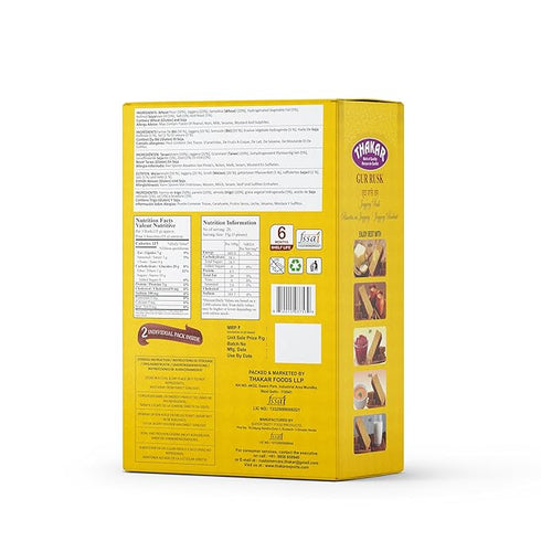 Thakar Gur Rusk Premium Handmade Jaggery Toast