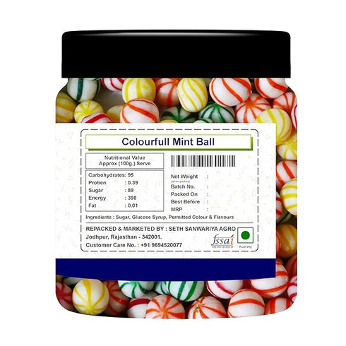 Seasonal Kart colourfull Mint Balls