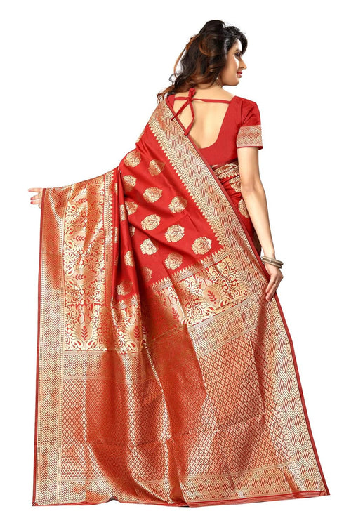 Vasthrlay Royal Blue San Pari Saree