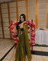 VasthrlayBoarder Unstitched Chhaavak Mustard Free Ethnic Wear