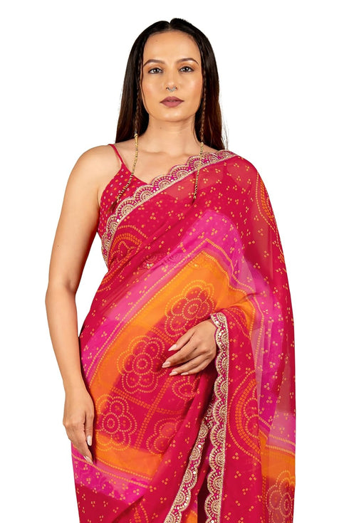 Vasthrlay Sourbh Georgette Plastic Turquoise Ethnic Wear