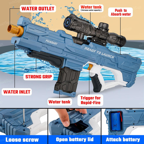 Zest 4 Toyz Holi Electric Automatic Water Gun