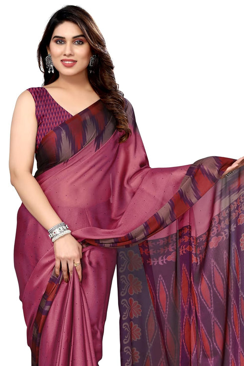 Vasthrlay Fashion Chiffon Printed Ethnic Wear
