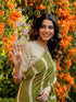 Vasthrlay Womens Printed Unstitched Dusty Pink Saree