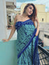 Vasthrlay Printed Unstitched Blue Smc Ethnic Wear