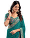 Vasthrlay Embroidery Traditional Unstitched Violet Saree