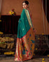 Vasthrlay Womens Paithani Unstitched Pink Saree