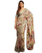 Vasthrlay Printed Jacquard Unstitched Rama Green Saree