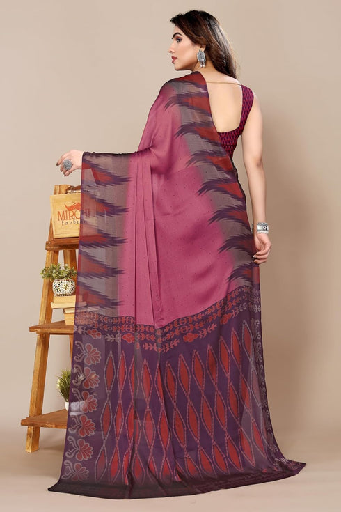 Vasthrlay Fashion Chiffon Printed Ethnic Wear