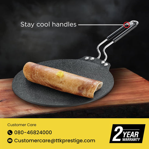 Prestige Durastone Hard Anodised Non-Stick Dosa Tawa
