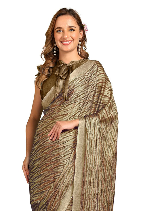 Vasthrlay Fashion Chiffon Printed Ethnic Wear