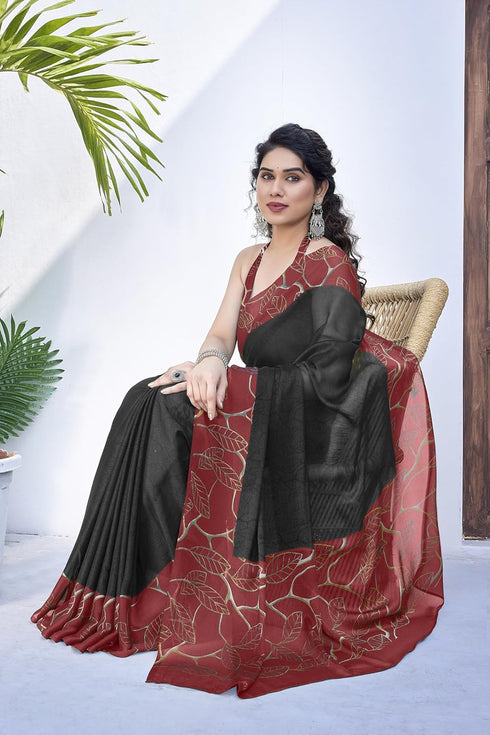 Vasthrlay Fashion Chiffon Printed Ethnic Wear