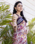 Vasthrlay Womens Cotton Unstitched Teal Saree
