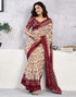 Vasthrlay Womens Printed Unstitched Light Green Saree