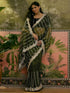 Vasthrlay Embroidery Scalloped Unstitched Pink Saree