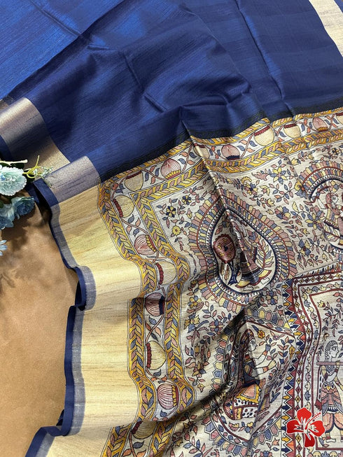 Vasthrlay Soft Tussar Saree