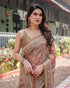 Vasthrlay Turquoise Tassels Traditional Saree