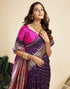 Vasthrlay Paithani Jacquard Unstitched Pink Saree