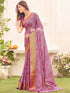 Vasthrlay Womens Printed Unstitched Sage Green Saree