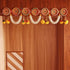 Divyakosh Toran/Bandanwar for Home Decoration, Round Embroidery Pom Pom Mogra Flower, 38 Inch