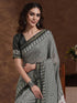 Vasthrlay Weaving Printed Unstitched Dusty Pink Saree