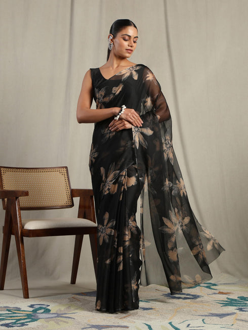 Vasthrlay Chiffon Floral Saree
