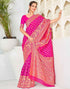 Vasthrlay Banarasi Unstitched Saree