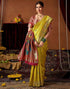 Vasthrlay Womens Paithani Unstitched Pink Saree