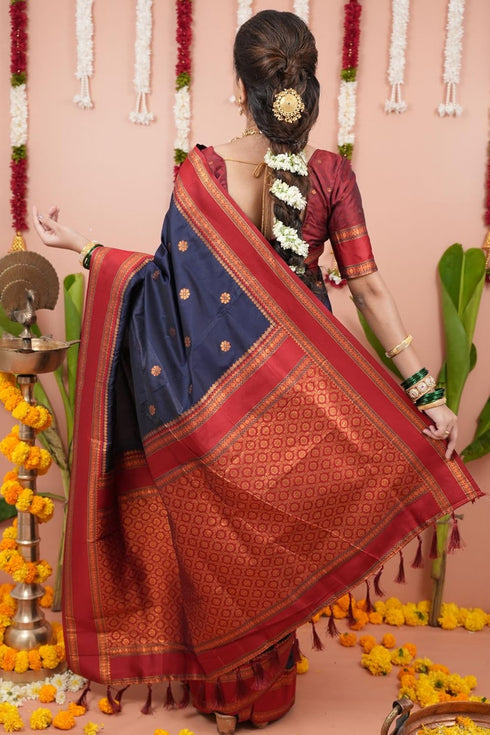 Vasthrlay Kanjivaram Unstitched Blouse Ethnic Wear