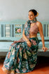 Vasthrlay Fashion Handloom Printed Dusty Ethnic Wear