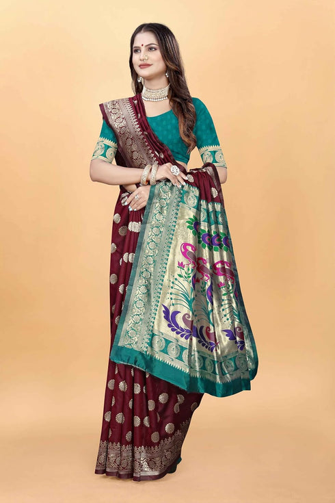 Vsathrlay Banarasi Paithani Kanjivaram Collections Ethnic Wear
