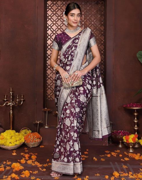 Vasthrlay Kanjivaram Banarasi Wedding Sari Az Ys Yasmin Saree