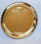Brass Plate for Pooja, 10 Inch