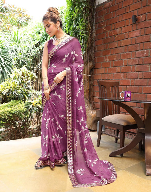 Vasthrlay Georgette Lightweight Regular Az Ys Hiru Ethnic Wear