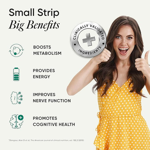 Wellbeing Nutrition MELTS VEGAN VITAMIN B12