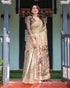 Vasthrlay Handloom Tassels Botanical Saree
