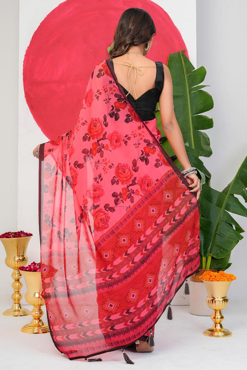 Vasthrlay Fashion Georgette Printed Ethnic Wear