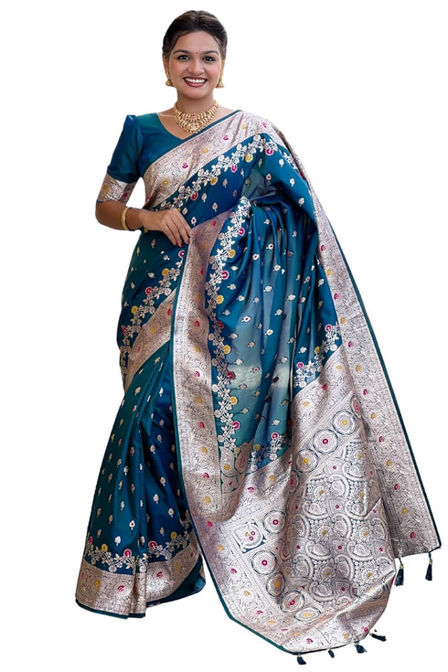 Vasthrlay Kanjivaram Unstitched Blouse Ethnic Wear