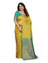 Vasthrlay Kanchipuram Saree Soft Silk Seagreen