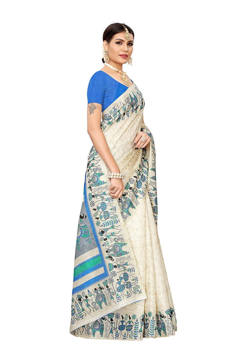 Vasthrlay Blouse Piece Sdpl Vivo Indigo Ethnic Wear