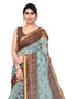 Vasthrlay Fashion Polyester Printed White Ethnic Wear