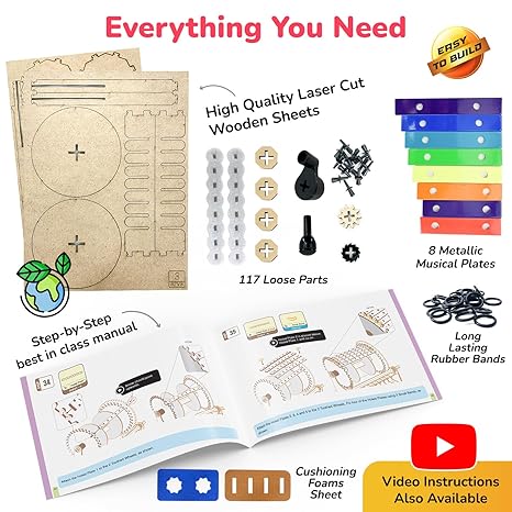 Smartivity DIY Music Machine Toy for Kids 8-14 Years Old