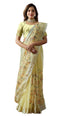 Vasthrlay Yellow Embroidery Saree
