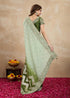 Vasthrlay Jacquard Embroidery Unstitched Purple Ethnic Wear